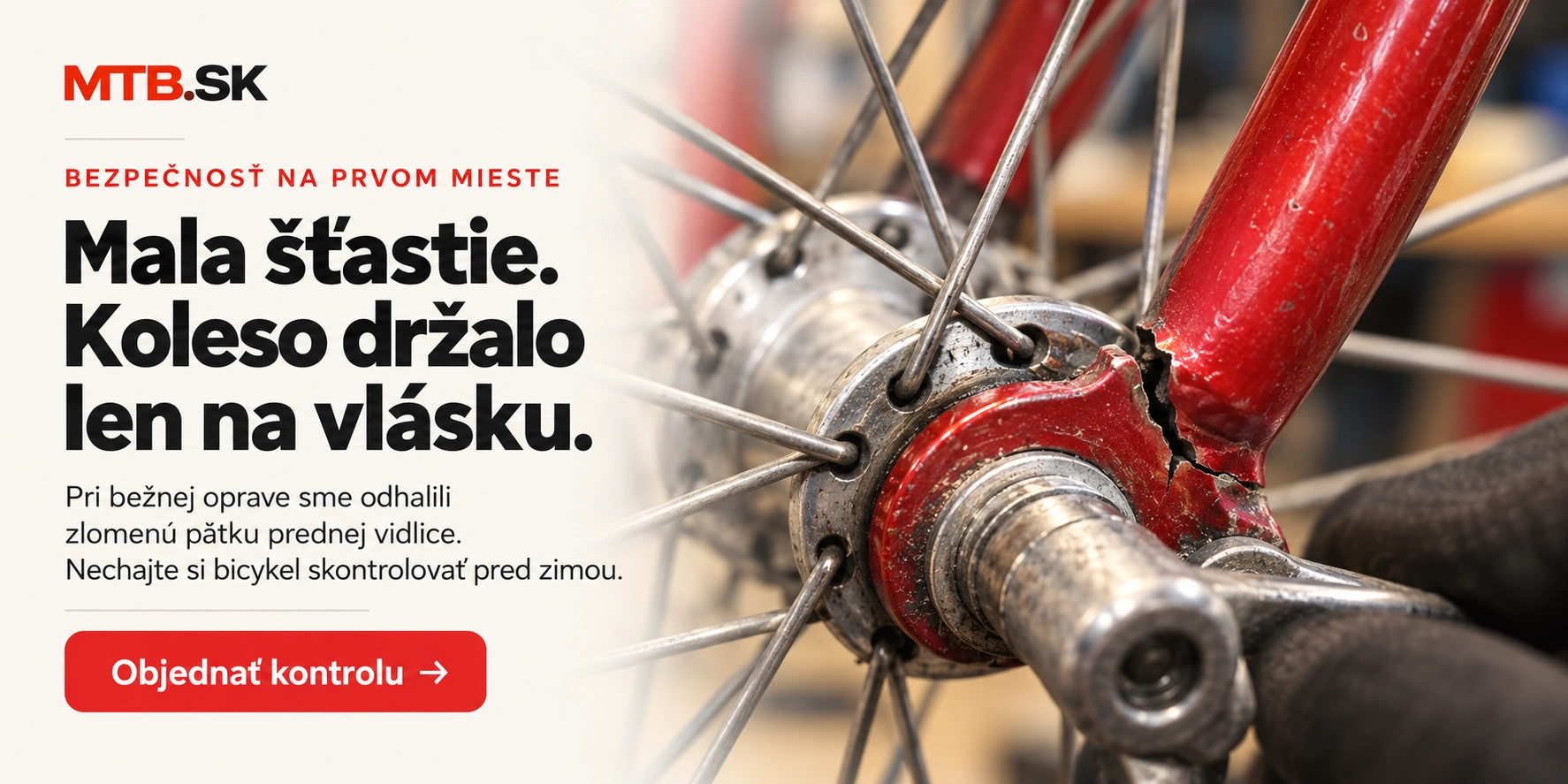 Bezpečnostná kontrola bicykla