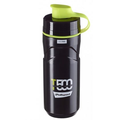 Fľaša termo Polisport 2v1, 500/650 ml, čierno/zelená