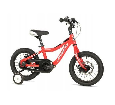 Bicykel detský Leader Fox FOX 14" , pohon reťaz | 14" ČERVENÁ/ČIERNA